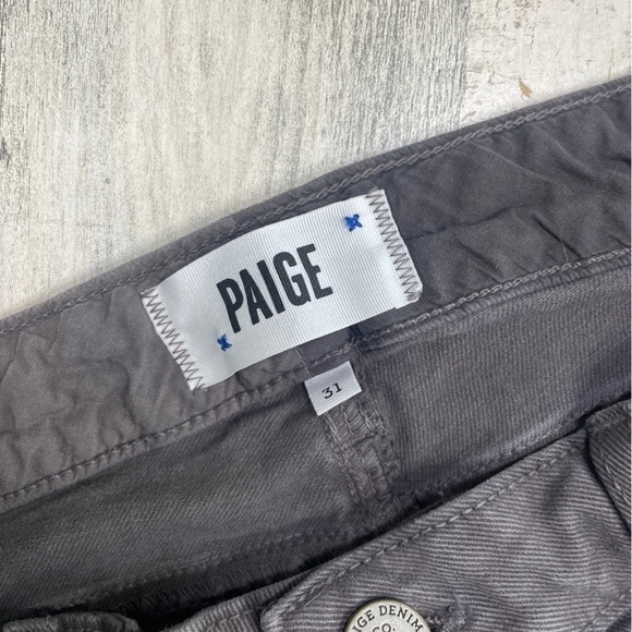 Paige Skyline Skinny Gray Wash Jeans 31 Small Flaw - Picture 3 of 8
